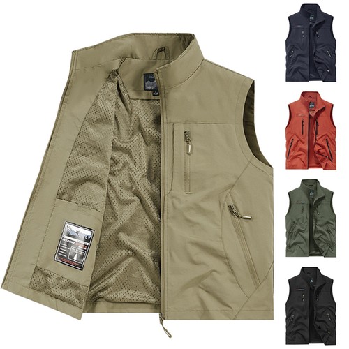 Herren weste mit taschen - herren,
