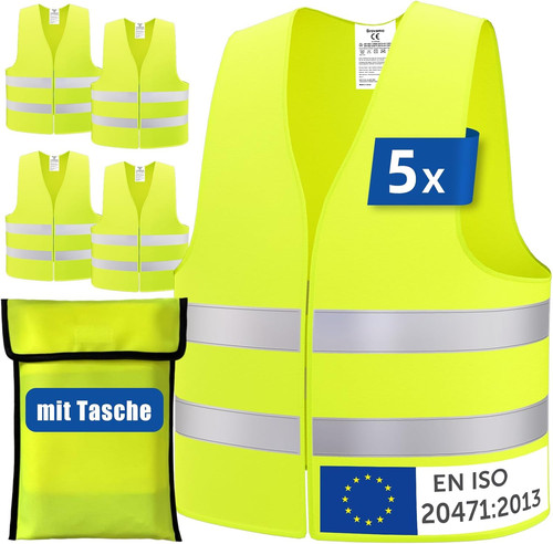 Warnwesten auto 5er - warnwesten,