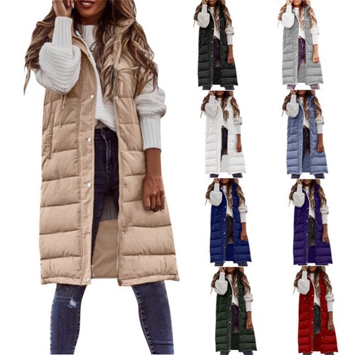 Damen steppweste lang weste - damen,