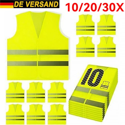 30x warnwesten unfallweste - 30x,