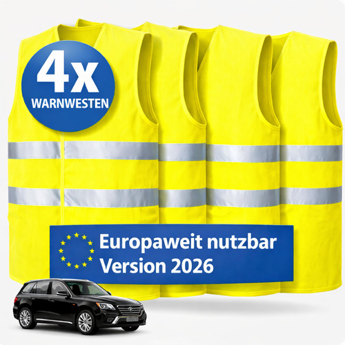 Warnweste für auto - 4,