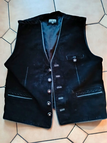 Pacific herren lederweste - herren,
